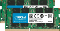 Crucial 16GB DDR4 SODIMM 2400 MHz Kit (2x8GB) DDR4 sodimm RAM-geheugen