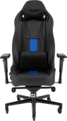 Corsair T2 Road Warrior Gaming Chair Zwart/Blauw Corsair gaming stoel