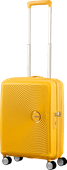 American Tourister Soundbox Expandable Spinner 55cm Golden Yellow American Tourister Soundbox