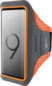 Mobiparts Comfort Fit Sportarmband Samsung Galaxy S9 Plus Oranje Sportarmband