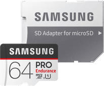 Samsung microSDXC PRO Endurance 64GB 100MB/s + SD Adapter Samsung memory card