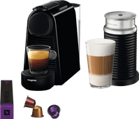 Magimix Nespresso Essenza Mini Zwart + Melkopschuimer Nespresso machine
