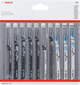 Bosch Professional 10-delige Decoupeerzaagbladenset (universeel) Decoupeerzaagblad