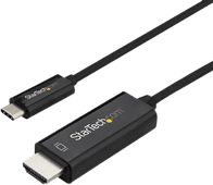 StarTech USB-C naar 4K 60Hz HDMI Converter 1 meter Zwart Kabel converter voor usb C poorten