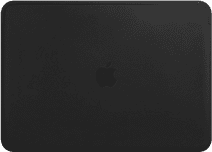 Apple MacBook Pro / MacBook Air Retina 13" Sleeve Black Leren laptop hoes