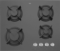 ETNA KGG860ZTA ETNA gas cooktop