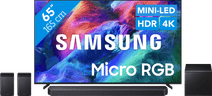 Samsung Micro RGB 65" R95H (2026) + Samsung HW-Q930H (2026) Grote Samsung tv