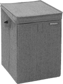 Brabantia Laundry Box 35L - Pepper Black Washing machine or dryer in our store in Breda