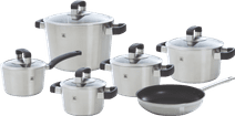 BK Conical Cool Glass Cookware Set 5-piece + frying pan 24cm Cookware set