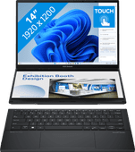 ASUS Zenbook Duo OLED Copilot+ PC UX8406CA-QL038W Laptop met een afneembaar scherm