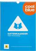 Coolblue Cat Calendar (Dutch) Coolblue fan product