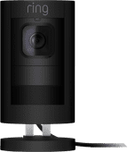 Ring Stick Up Cam Elite Zwart IP-camera met een goede beeldkwaliteit
