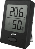 Duux Sense Hygrometer en Thermometer Zwart Hygrometer