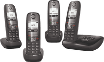 Gigaset A475A Quattro Black Landline phone with answering machine
