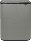 Brabantia Bo Touch Bin 60 Liter Mineral Concrete Grey Brabantia Bo Touch Bin