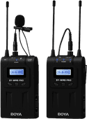 Boya UHF Duo Lavalier Microfoon Draadloos BY-WM8 Pro-K1 Omnidirectionele microfoon