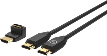 BlueBuilt HDMI 2.0b Kabel Nylon 1 Meter + 90° Adapter HDMI kabel