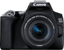 Canon EOS 250D + 18-55 f/4-5.6 IS STM Camera with tiltable screen