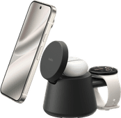 Belkin UltraCharge Modulair Draadloos Oplaadstation Qi2 25W Zwart Draadloze oplader voor smartwatches