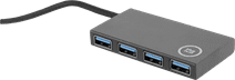 BlueBuilt 4-Poorts USB-A/C 3.0 Hub Harde schijf accessoire