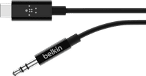 Belkin Rockstar Usb C naar 3,5mm Kabel Converter 0,9m Zwart Samsung kabel