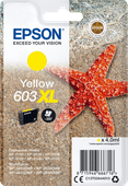 Epson 603XL Cartridge Yellow Epson 603 ink cartridge