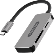 Sitecom USB-C Mini Card Reader - SD, MicroSD Geheugenkaartlezer