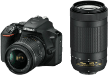 Nikon D3500 + AF-P DX 18-55mm f/3.5-5.6G VR + AF-P DX 70-300mm f/4.5-6.3G ED VR Nikon camera