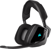 Corsair Void RGB Elite Draadloze Gaming Headset PC/PS5 Carbon/Zwart Surround sound gaming headset voor PC