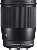 Sigma 16mm f/1.4 DC DN Contemporary Canon EF-M Sigma lens