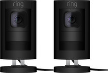 Ring Stick Up Cam Elite Zwart Duo Pack IP-camera geschikt voor IFTTT