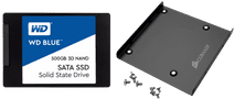 Coolblue WD Blue 3D NAND 2.5 inch 500GB + Mounting bracket aanbieding