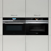 Siemens CM676GBS1 (45cm) + Siemens CS636GBS2 (45cm) Siemens built-in oven and built-in microwave set