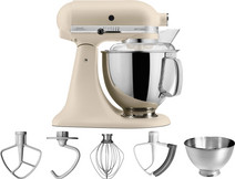 KitchenAid Artisan Mixer 5KSM175PSEFL Fresh Linen Keukenmixer voor kleine tot middelgrote bereidingen