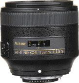Nikon AF-S 85mm f/1.8G NIKKOR Primary lenses for Nikon camera