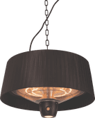 Sunred Artix 1500 Zwart Hangend Elektrische terrasverwarmer