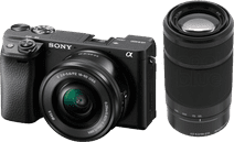 Coolblue Sony Alpha A6400 + E PZ 16-50mm + 55-210mm aanbieding