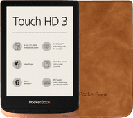 Pocketbook Touch HD 3 Koper + Pocketbook Shell Touch HD 3 Bruin E-reader