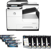 HP PageWide Pro 477dw starter pack HP printer