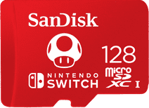 SanDisk MicroSDXC Extreme Gaming 128GB Toad (Nintendo licensed) Sandisk geheugenkaart