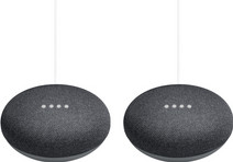 Google Nest Mini Grijs Duo Pack Google Home speaker