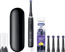 Oral-B iO 5N Zwart + 4 opzetborstels voor wittere tanden Oral B smart elektrische tandenborstel met app