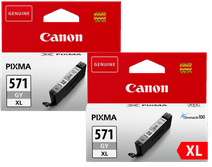 Canon CLI-571XL Cartridges Grijs Duo Pack Inkt cartridge voor de Canon PIXMA TS printers