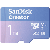 SANDISK MicroSDXC Creator 1TB 130MB/s SANDISK Creator Series