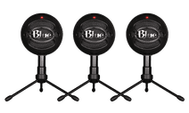 Blue Snowball Black Ice 3-pack Streaming microphone