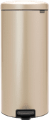 Brabantia NewIcon Pedaalemmer 30 Liter Metallic Gold Brabantia prullenbak