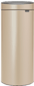 Brabantia Touch Bin 30 Liter Metallic Gold Prullenbak voor afvalscheiding