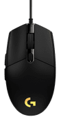 Logitech G203 Lightsync Gaming Muis Zwart Gaming muis met hoge gevoeligheid