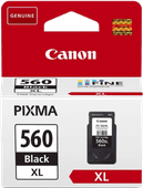 Canon PG-560XL Cartridge Zwart Inkt cartridge voor de Canon PIXMA TS printers