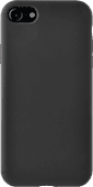 Azuri Apple iPhone SE 2020 / 8 / 7 / 6 / 6s Back Cover Siliconen Zwart iPhone 6 / 6s hoesje